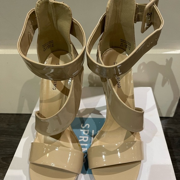 Tan leather heels - Picture 2 of 2